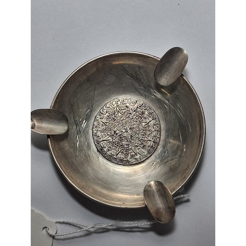 Vintage Mayan, Aztec Sterling Silver. 925. Mexico. Mayan Aztec Calander !!!@!